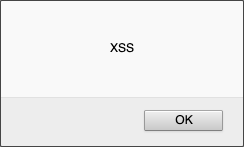 'XSS' in a JavaScript alert box